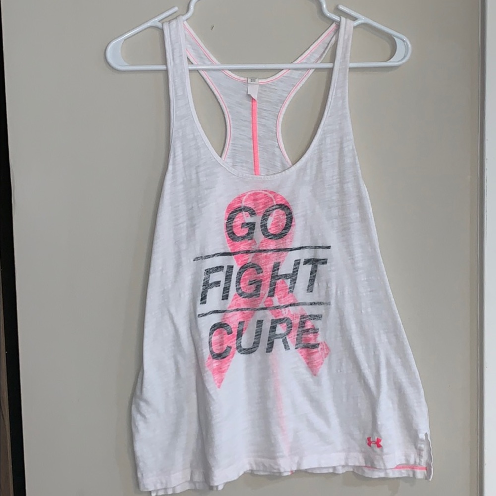 ‼️FINAL PRICE‼️Breast Cancer Sports Tnk Underarmor